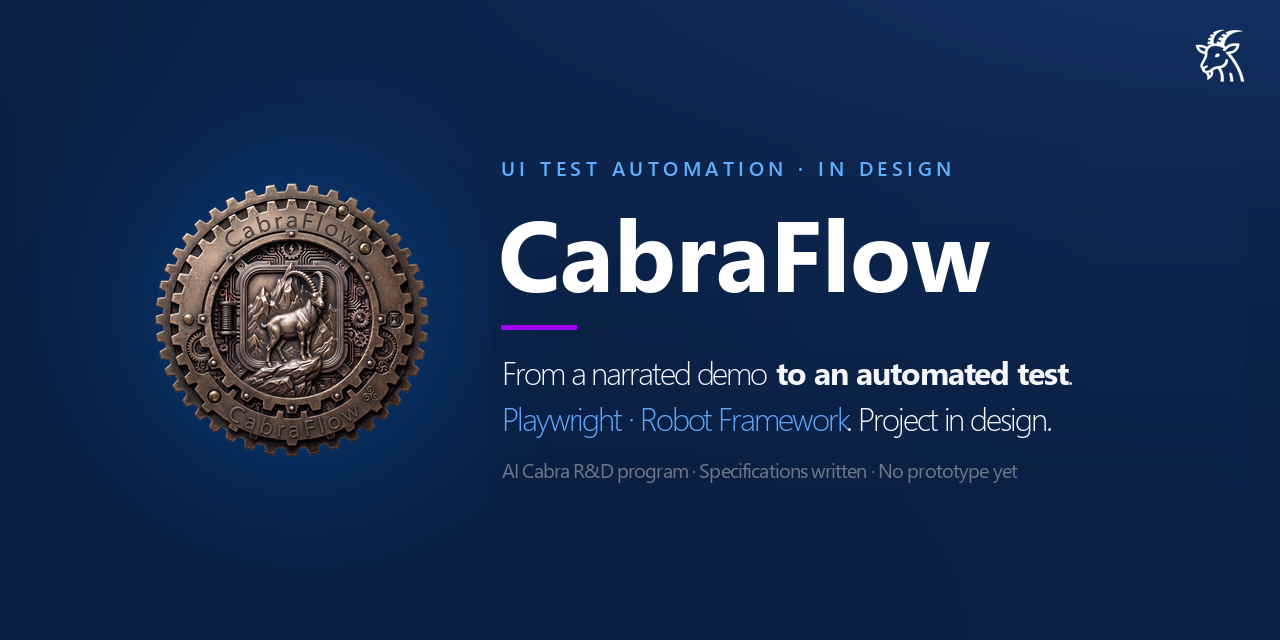 CabraFlow sharing banner in English